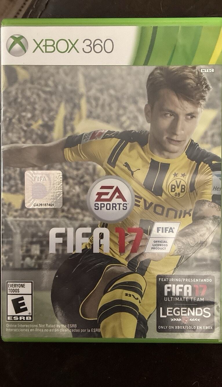XBOX 360 FIFA 17 Ultimate Teams Legends Official Licensed Product